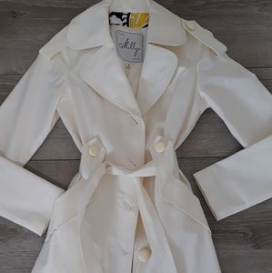 Milly trench white coat